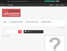 Tablet Screenshot of cortinaslevante.es